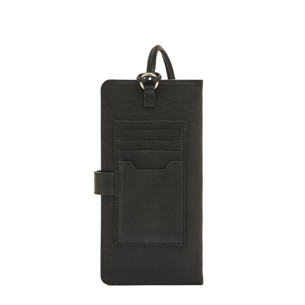 Linea 1990 | Custodia da uomo in pelle invecchiata colore nero