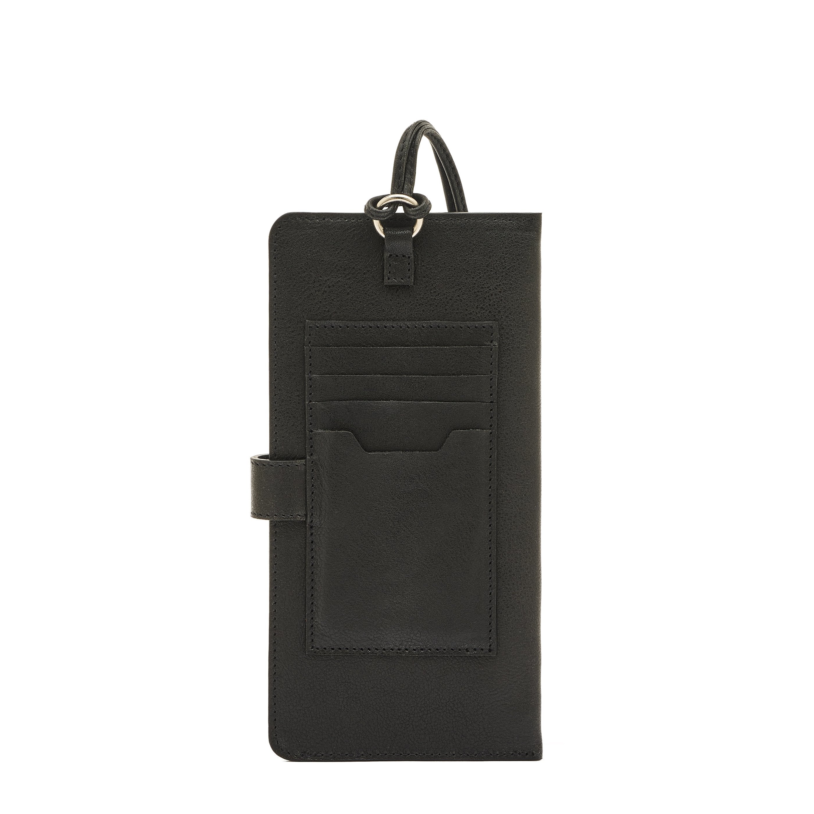 Linea 1990 | Custodia da uomo in pelle invecchiata colore nero