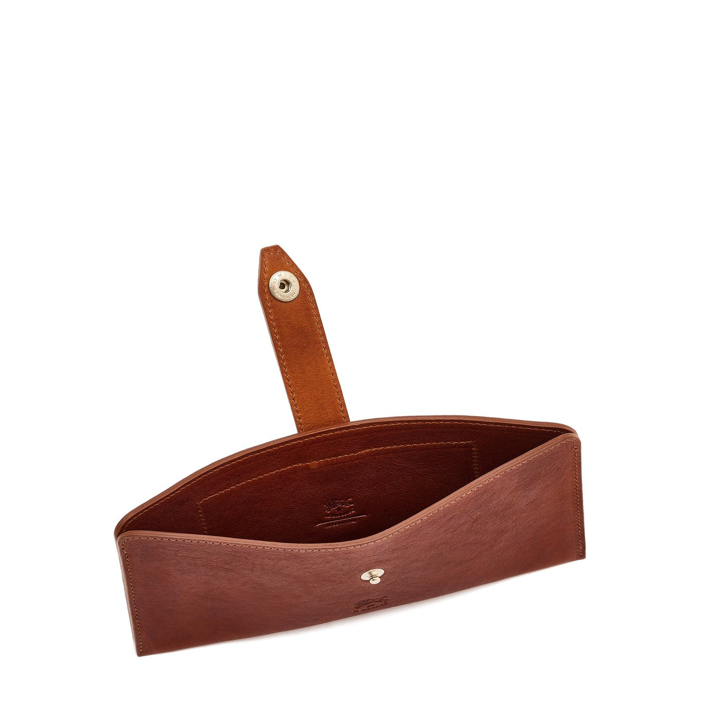 Linea 1990 | Custodia da uomo in pelle invecchiata colore seppia