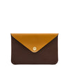 Duo | Case in leather color yellow narciso