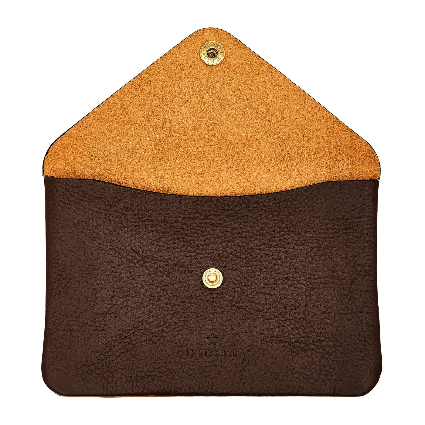 Duo | Case in leather color yellow narciso — 
interior detail view
 — 4 of 4