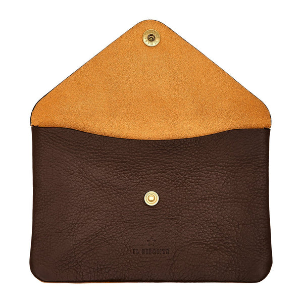Duo | Case in leather color yellow narciso