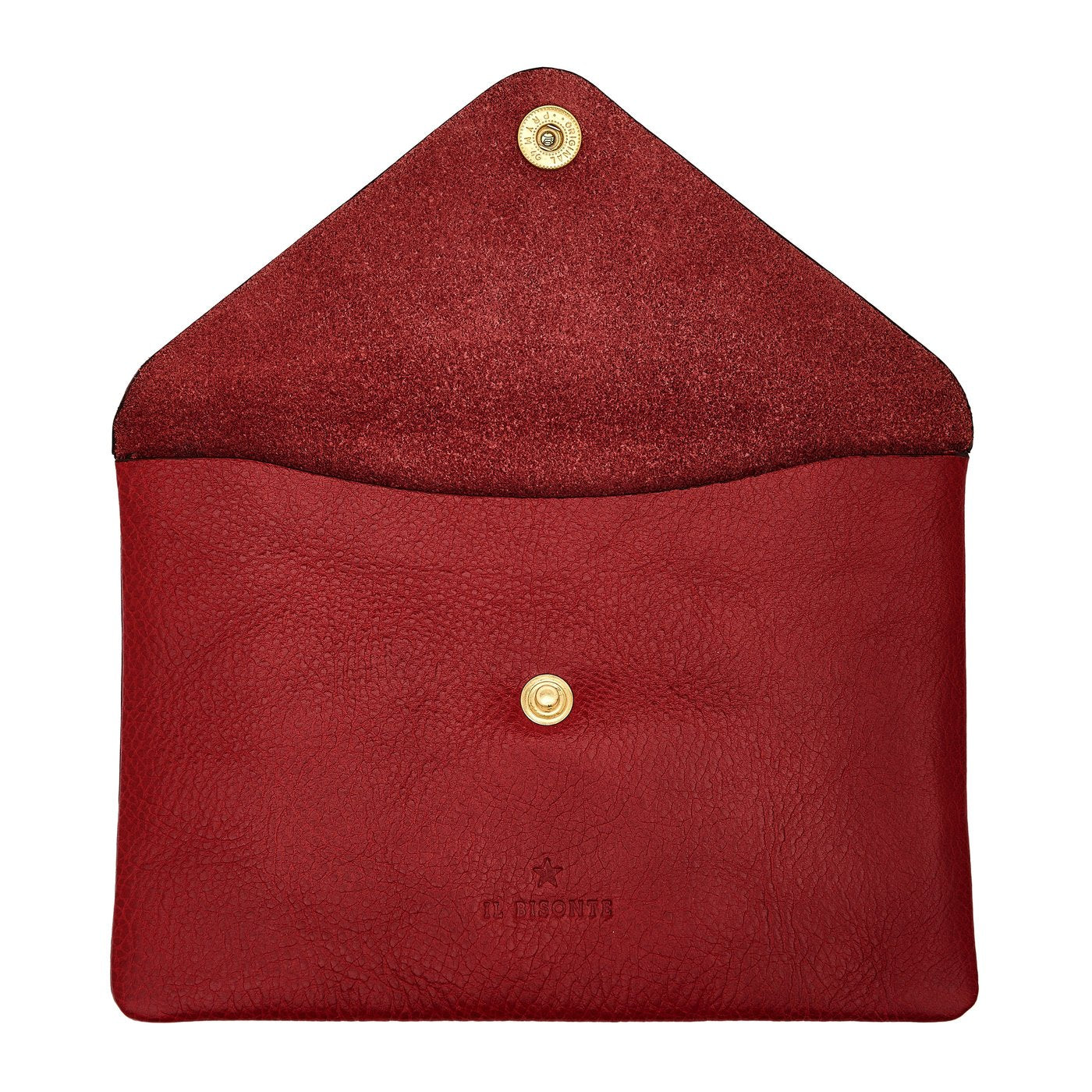 Duo | Case in leather color black cherry/red — 
interior detail view
 — 4 of 4