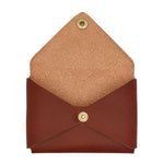 Sovana | Card case in leather color sepia