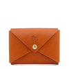 Sovana | Card Case in Leather color Caramel