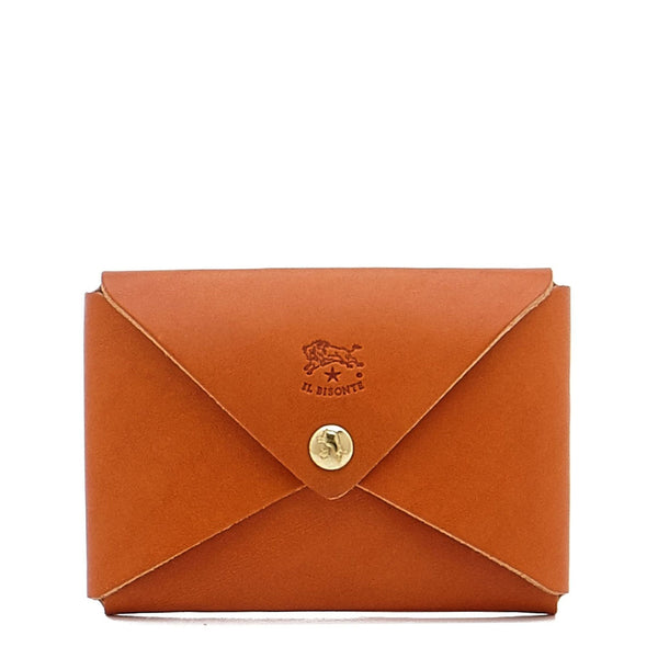 Sovana | Card Case in Leather color Caramel
