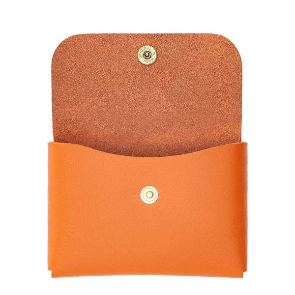 Porte-Cartes en Cuir couleur Orange