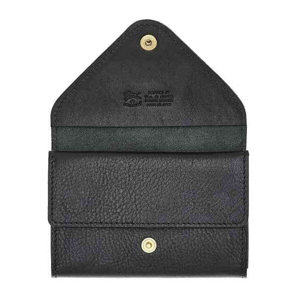 Uffizi | Card case in calf leather color black