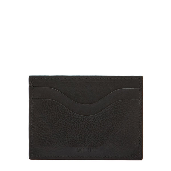 Salina | Porte-cartes en cuir couleur noir