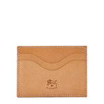 Salina | Card case in leather color natural