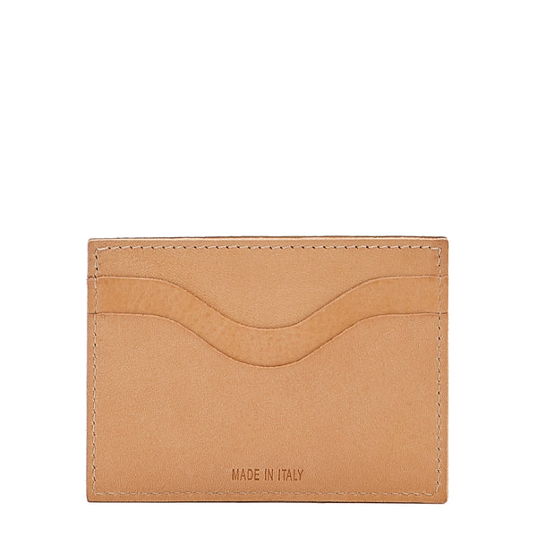 Salina | Card case in leather color natural