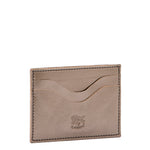 Salina | Card case in metallic leather color metallic bronze