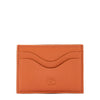 Salina | Porte-cartes en cuir couleur orange pontormo