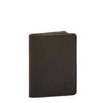 Oriuolo | Porte-cartes pour homme en cuir vintage couleur noir