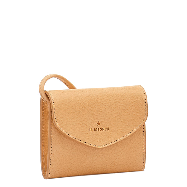 Bigallo | Women's card case in leather color natural