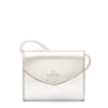 Bigallo | Women's card case in metallic leather color metallic silver