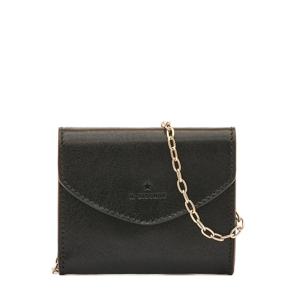 Bigallo | Women's card case in leather color black