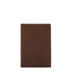 Galileo | Men's card case in vintage leather color coffee