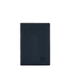 Galileo | Men's card case in vintage leather color mezzanotte blue