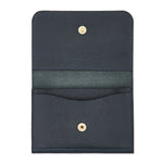 Galileo | Men's card case in calf leather color blue