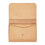 Galileo | Men's card case in calf leather color natural
