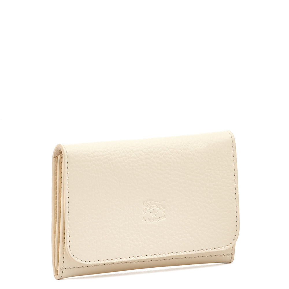 Galileo | Men's card case in leather color milk — 
side view
 — 2 of 3