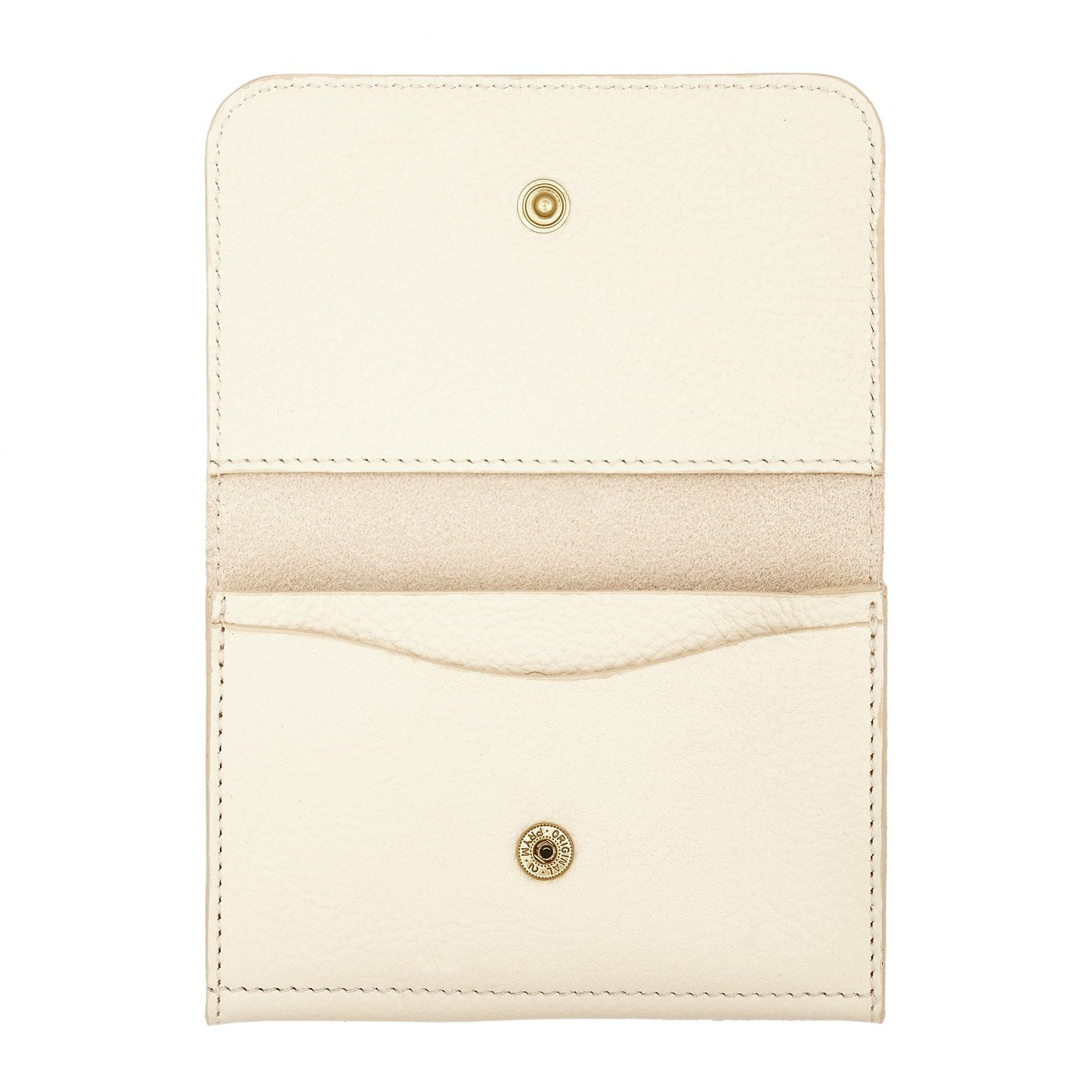 Galileo | Men's card case in leather color milk — 
interior detail view
 — 3 of 3