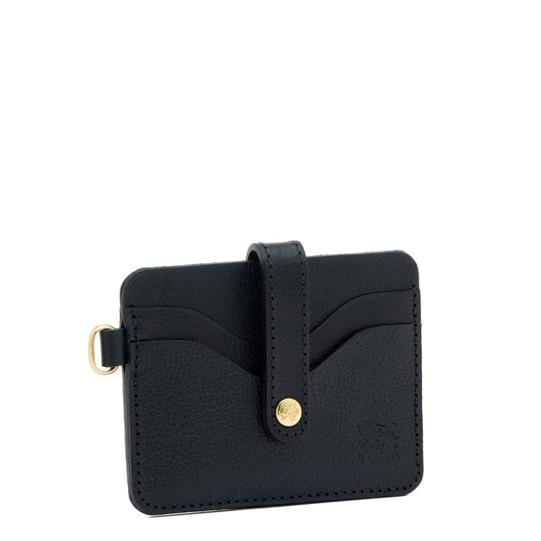 Mugello | Men's card case in leather color black