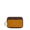 Duo | Coin purse in leather color yellow narciso