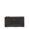 Giulia | Women's continental wallet in leather color black