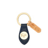 Keyring in Calf Leather color Blue