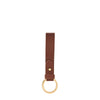 Keyring in leather color arabica