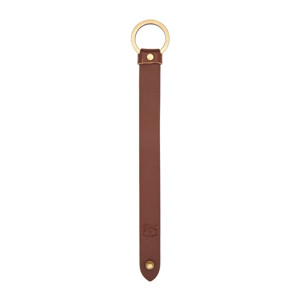 Porte clefs en cuir couleur arabica