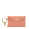 Scarlino | Women's keyring in leather color grapefruit