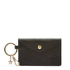 Scarlino | Women's keyring in calf leather color black