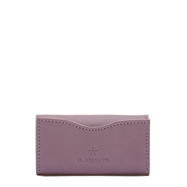 Oliveta | Women's keyring in leather color wisteria