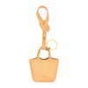 Mini | Women's keyring in leather color natural