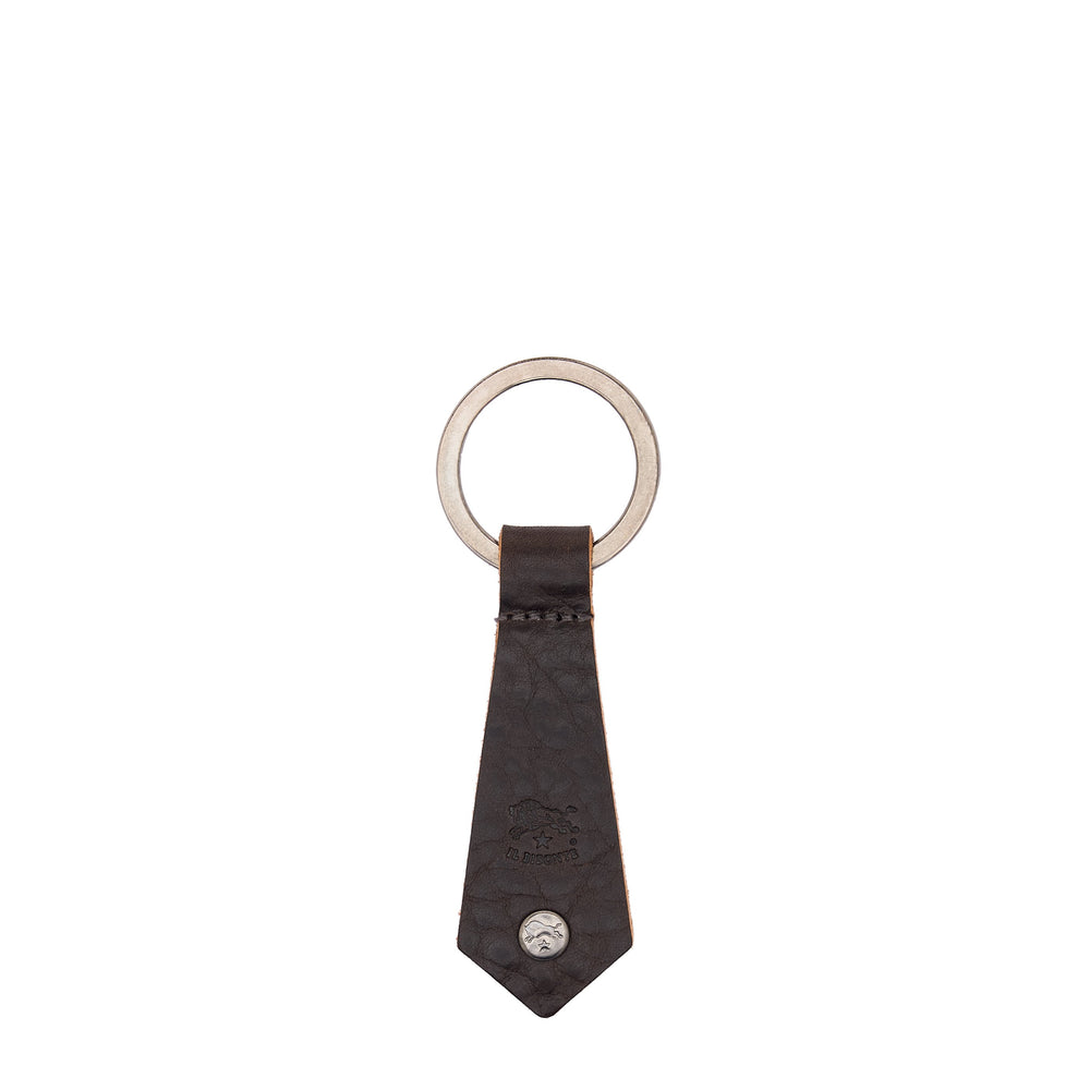 Gadget | Men's keyring in leather color dark brown