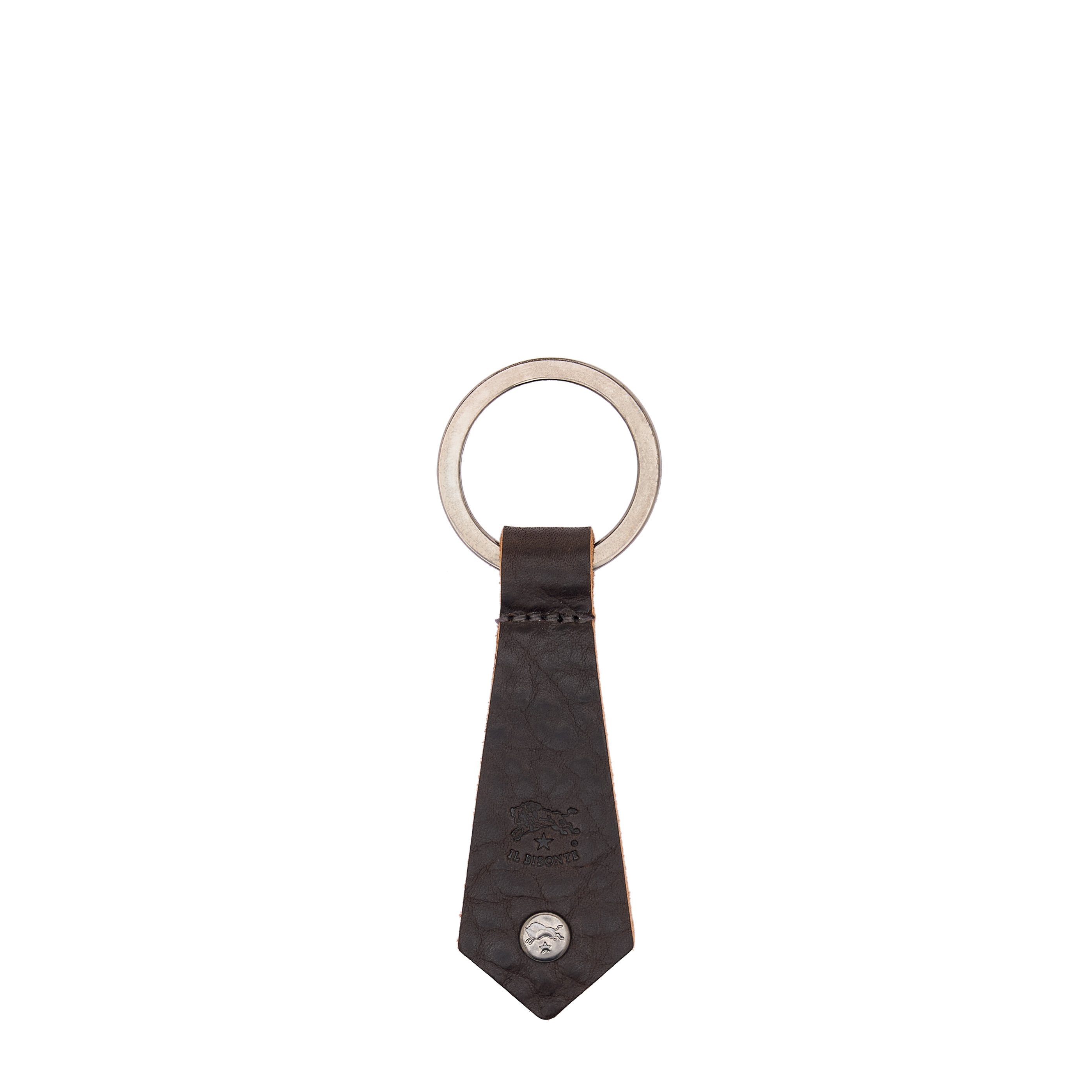 Gadget | Men's keyring in leather color dark brown