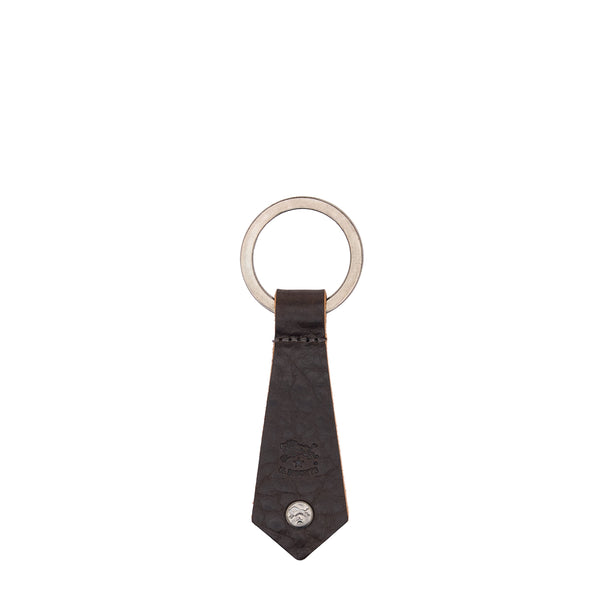 Gadget | Men's keyring in leather color dark brown