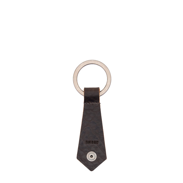 Gadget | Men's keyring in leather color dark brown