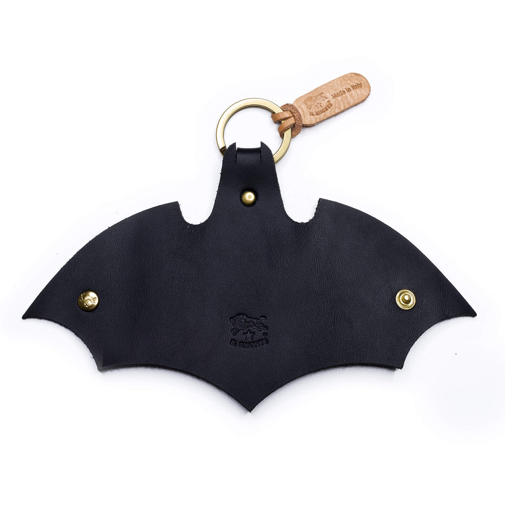 Gadget | Keyring in leather color black — 
product detail view
 — 1 of 1