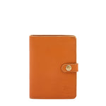 Women's wallet in calf leather color caramel
