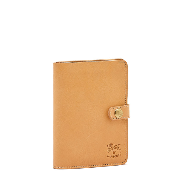 Women's wallet in calf leather color natural