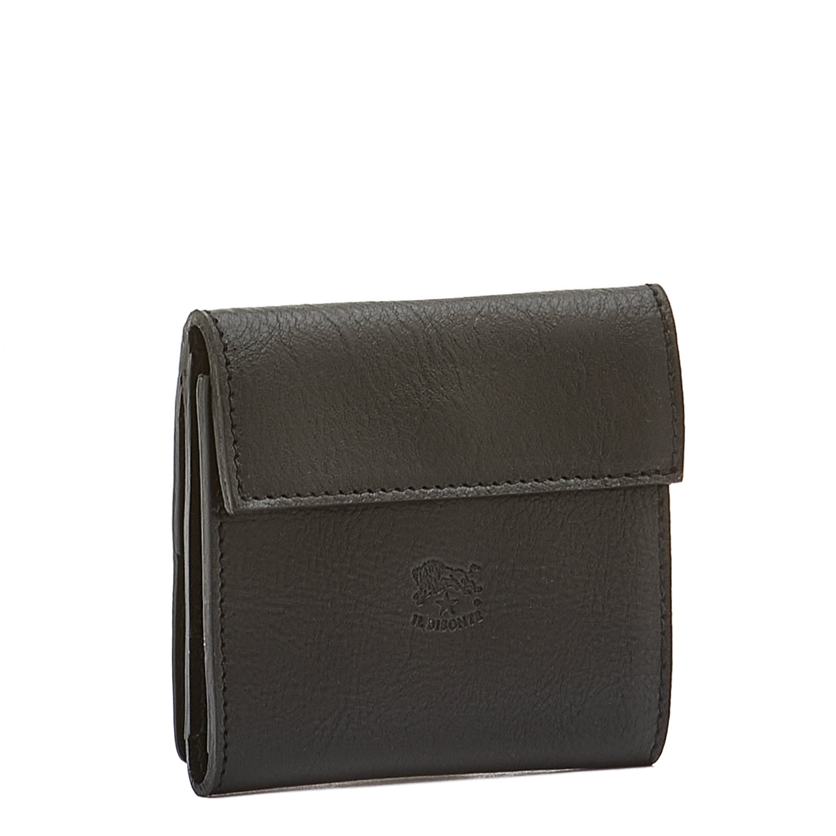 Wallet in Calf Leather color Black