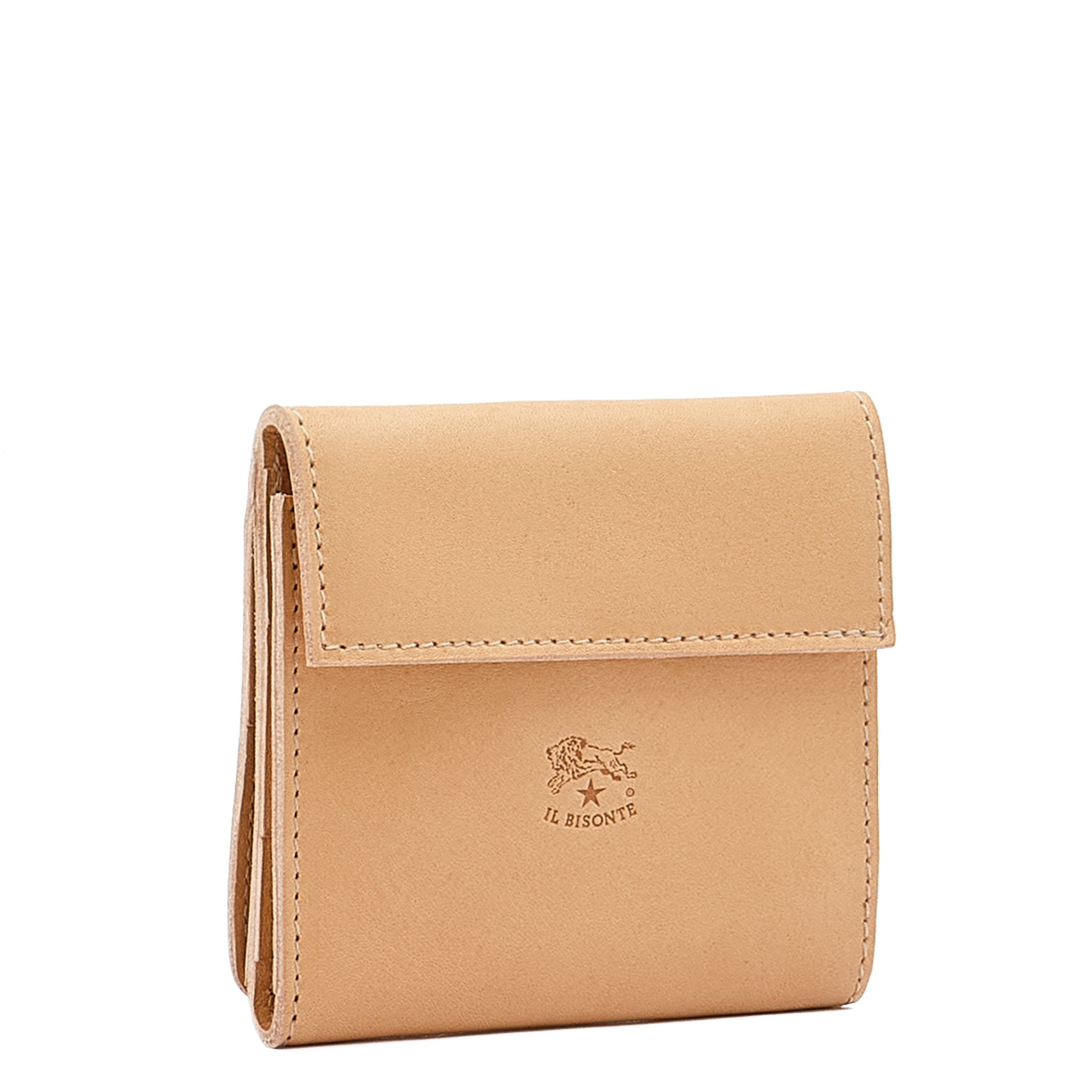 Wallet in Calf Leather color Natural – Il Bisonte