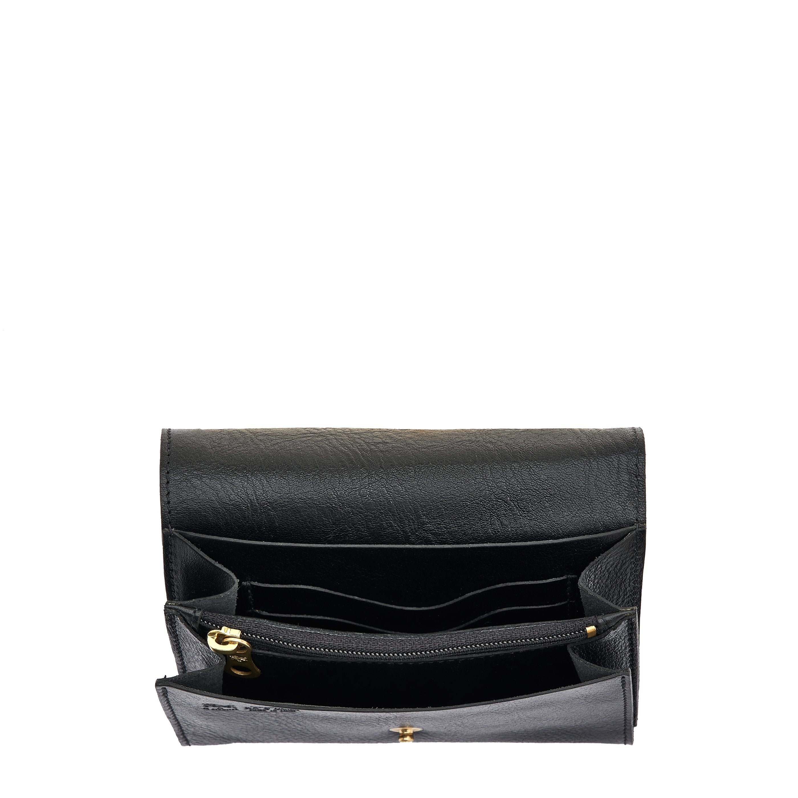 Alberese | Wallet in calf leather color black – Il Bisonte
