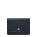 Alberese | Wallet in calf leather color blue