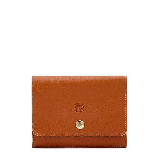 Alberese | Wallet in calf leather color caramel