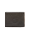 Wallet in calf leather color black